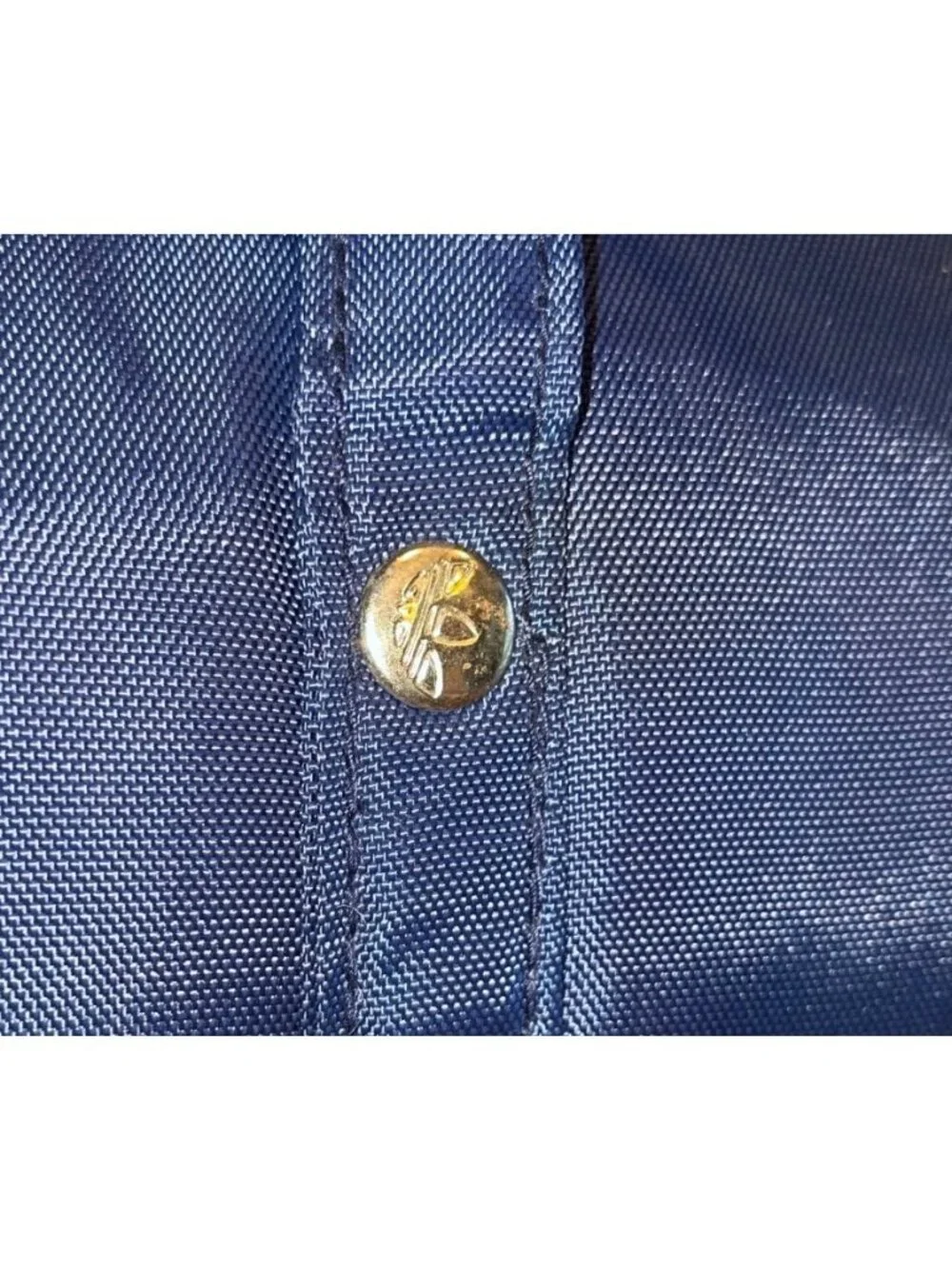 Adidas Blue Silver Retro Gym Duffel Bag With Trefoil Logo Lightweight Nylon - Picture 2 of 7